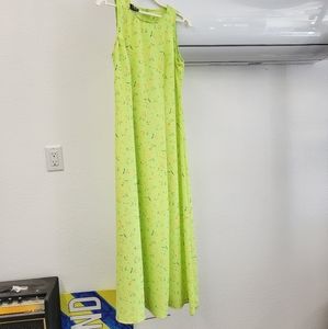 Lime green dress